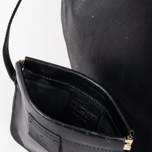 Gucci Black Half-Moon Hobo Shoulder Bag - Picture 12 of 13